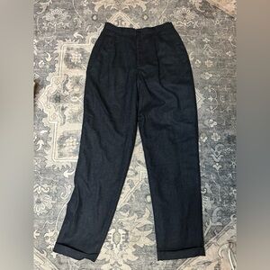 L.L. Bean Charcoal Grey Wool Pants